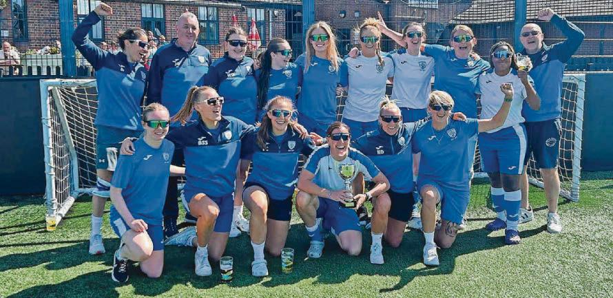 Women's football Whitchurch crowned Division One champs