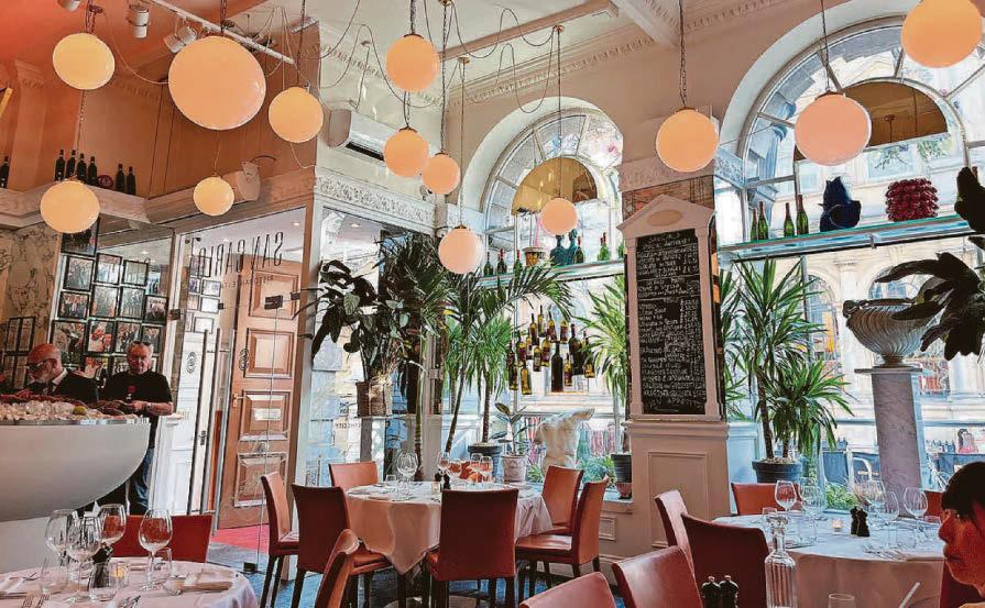 Impressive setting for a meal