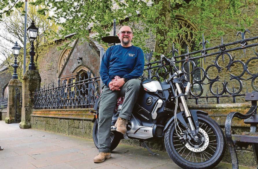 Charles' new role Corrie star's 100-stop charity motorbike ride