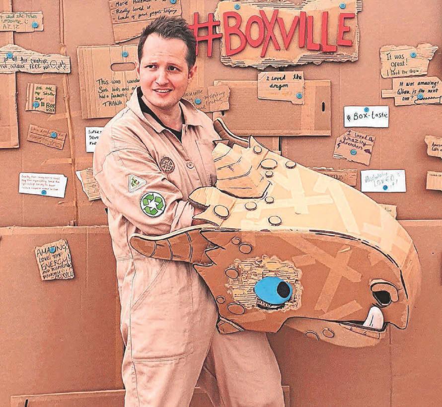 Boxing clever: Designer makes art from cardboard