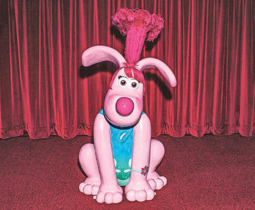 Poppy power Hollywood studio unveils latest star of Gromit trail