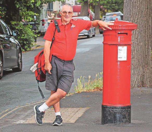Last post Malcolm hangs up his mail bag after 45 years on same round