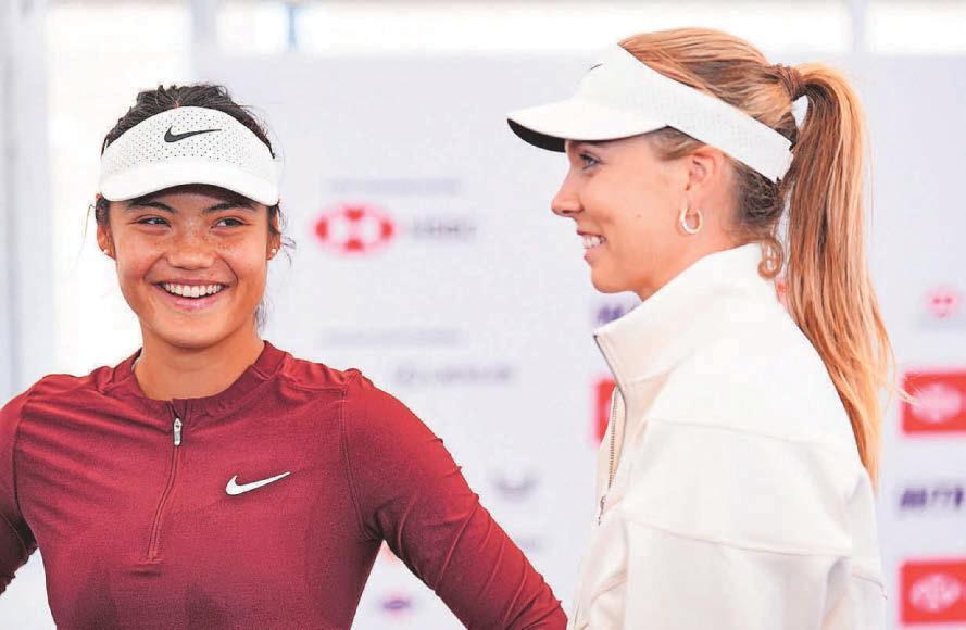 Tennis The friendly rivalry driving on Britain's top three women's stars