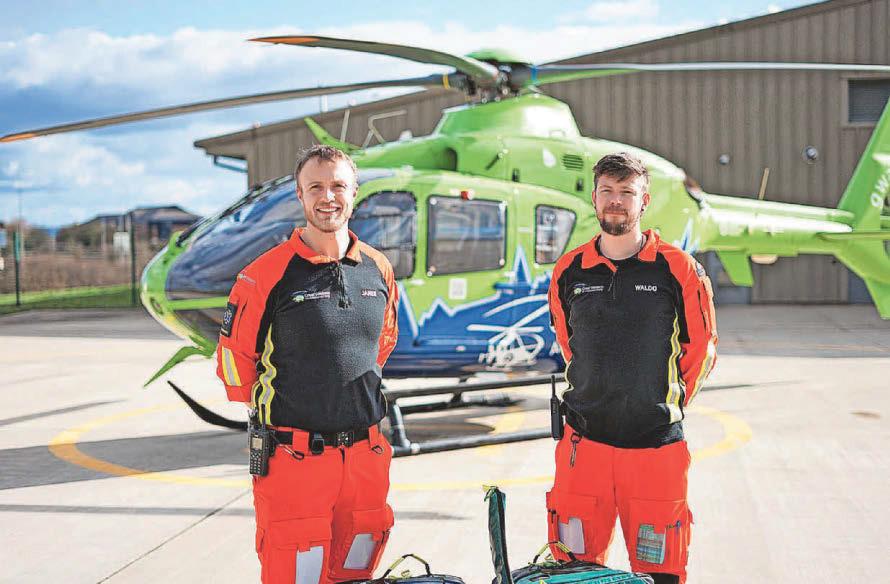 Air ambulance recruits give fundraising push a lift