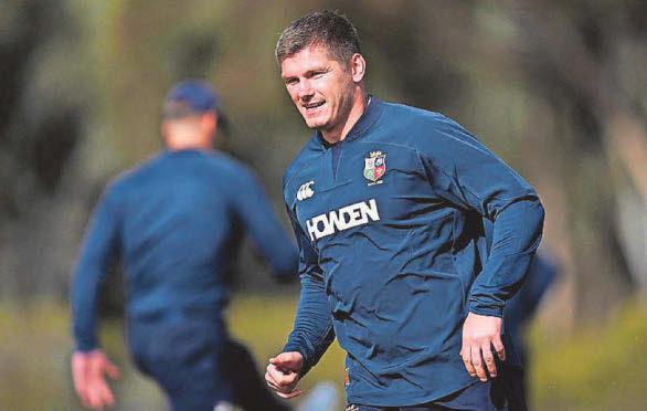 Rugby Farrell looks set for Lions action against Invitational XV