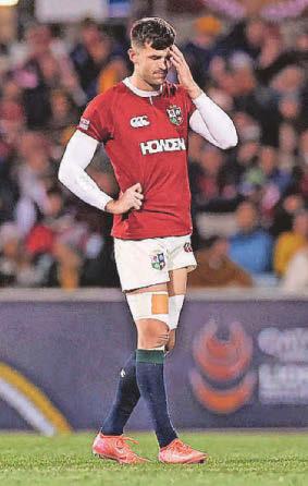 Lions rocked by knee injury concern to full-back Kinghorn