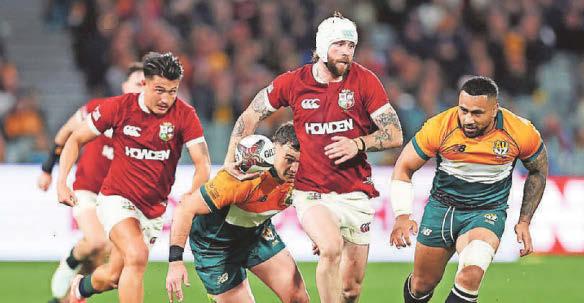 Rugby Hansen in fitness race to make opening Test in Brisbane