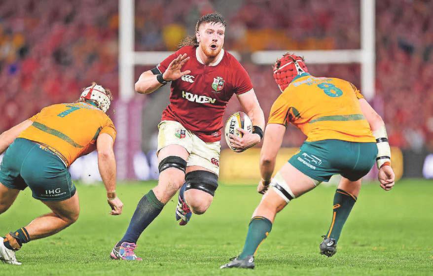 Rugby Lions lock McCarthy racing to get fit in time for second Test