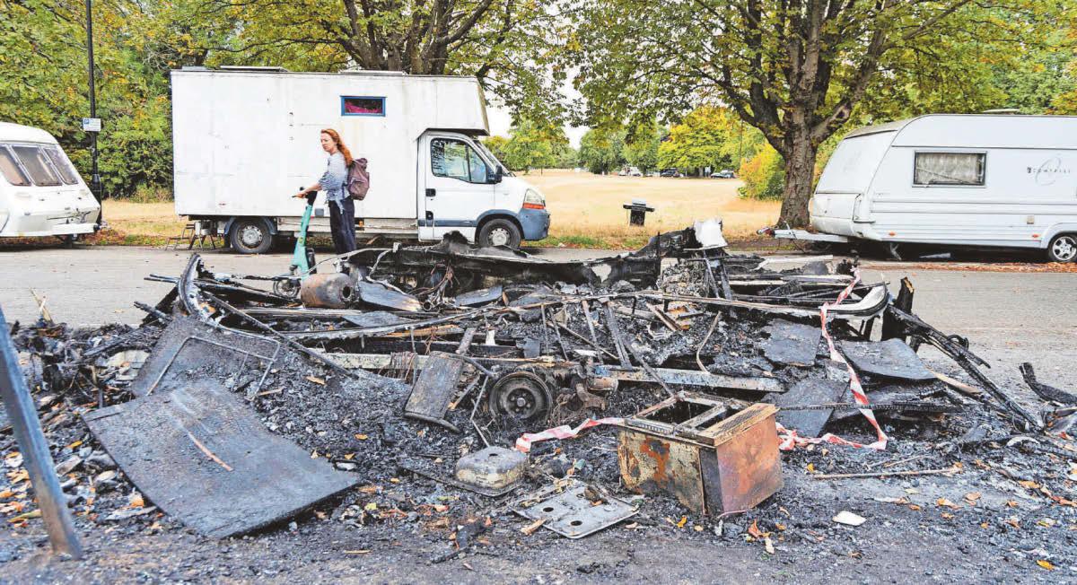 Arson suspected in wake of Downs caravan blaze