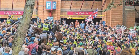 Protests City councillor accuses police of violence