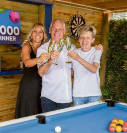 'Sausage and caviar, please - I'm a millionaire!'