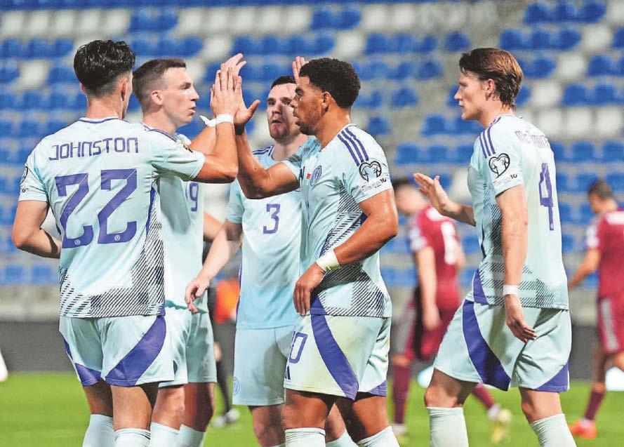 Football Clarke praises Scotland's patience after win against Belarus