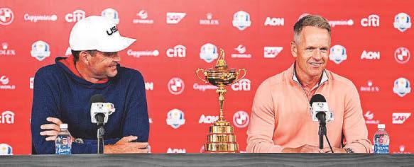 Golf Good friends Bradley and Donald ready for Ryder Cup battle