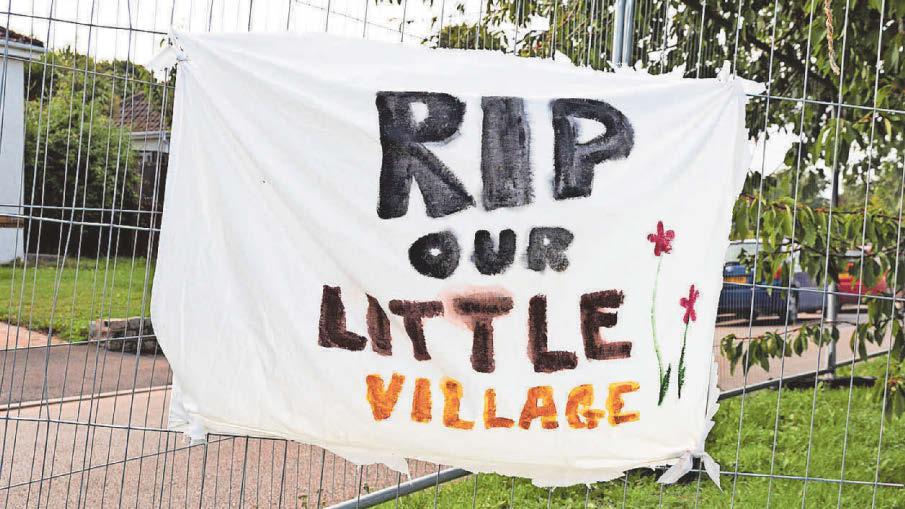 'A step too far' Villagers say plans for 1,600 homes will be disastrous
