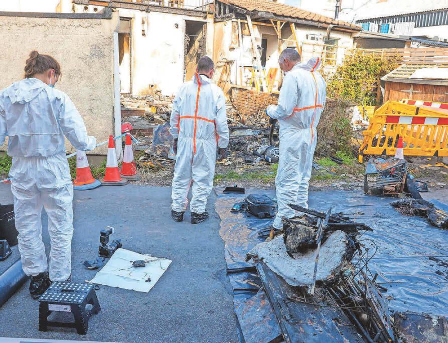 'To see it like this is terrible' Neighbours tell of shock as arson probe continues