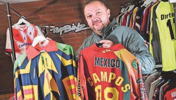 Football nostalgia New shirt shop offers fans trip down memory lane