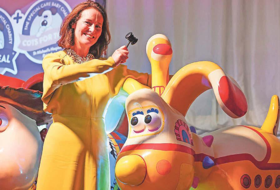 A cracking result! Auction success brings trail's charity total to £2m