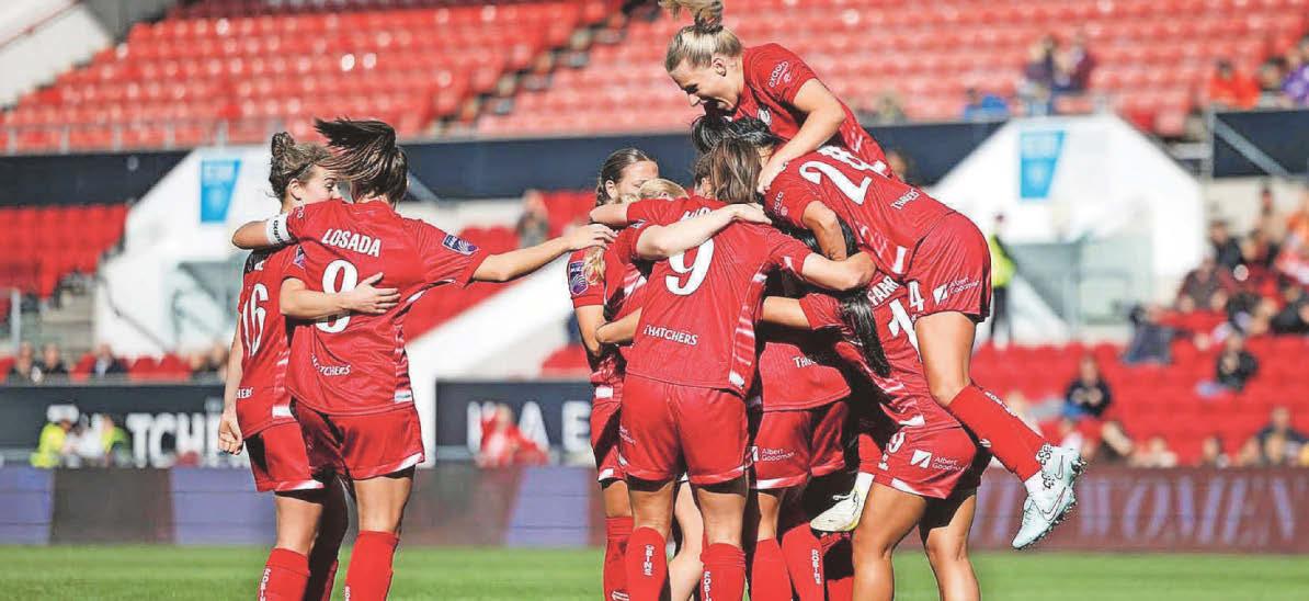Women's football Robins edge out Durham to claim first home victory