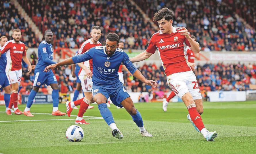 Football Knight-Lebel happy with how Swindon loan move is going