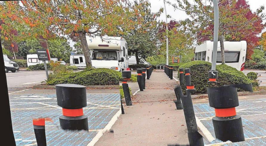 Travellers served notice to leave DIY store car park