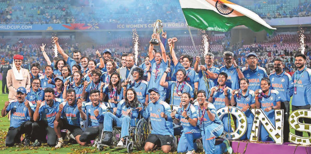 Women's cricket Sharma shines as India win World Cup for first time
