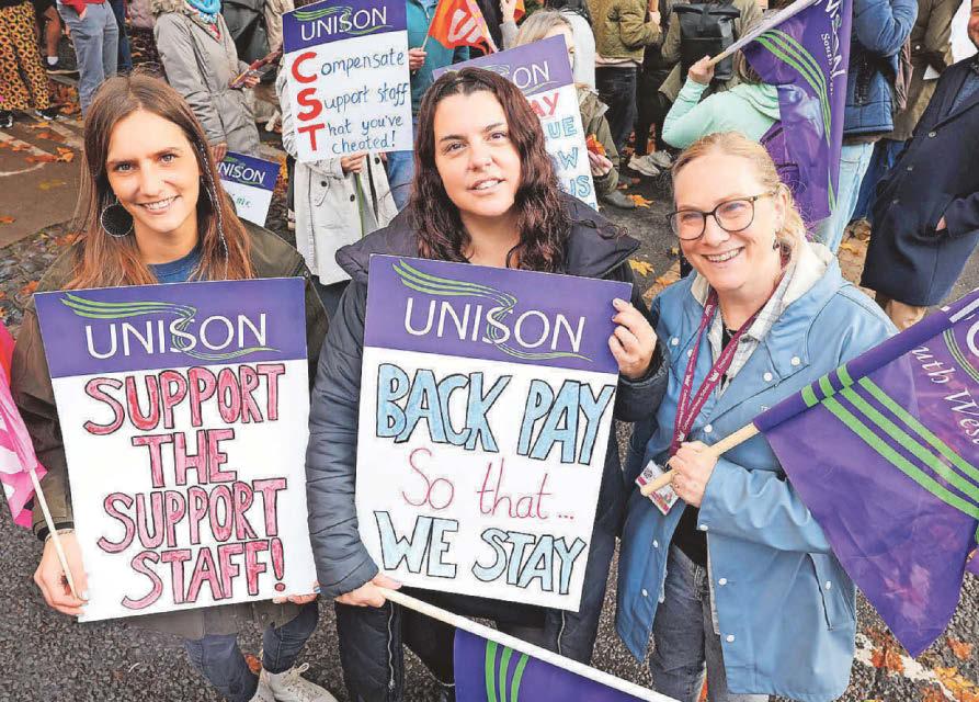 School support staff strikes 'We haven't taken this action lightly'