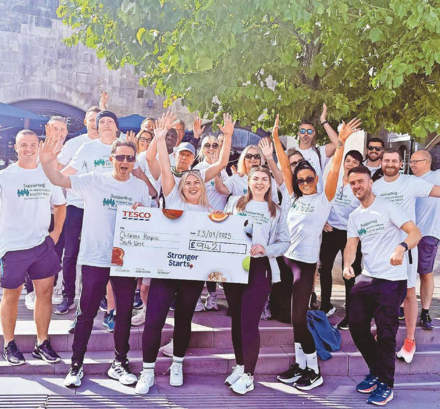 Supermarket staff step up to hospice walk challenge