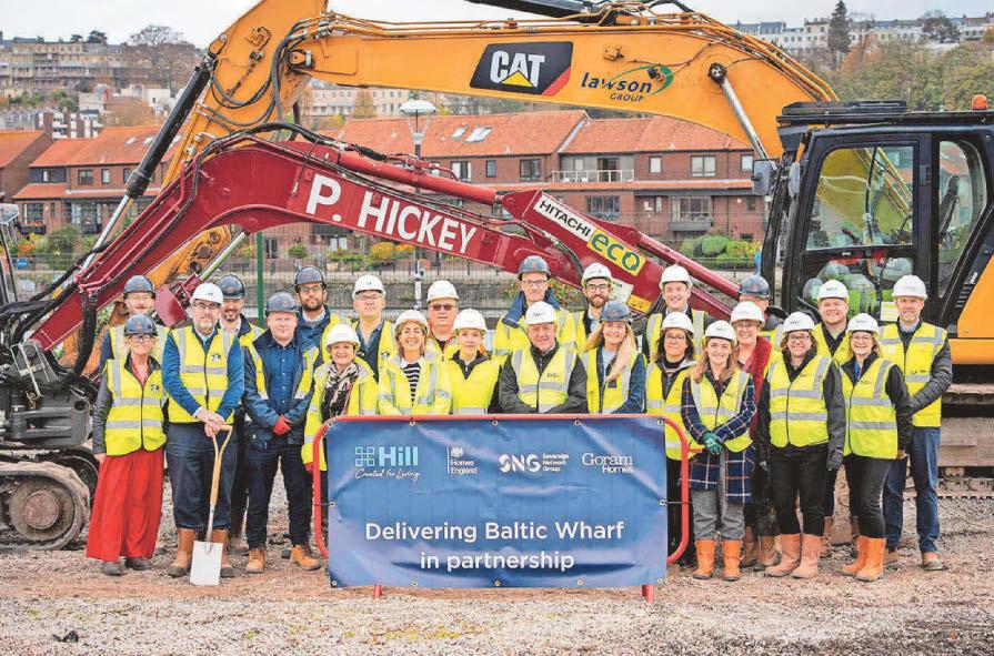 Councillors hail start of work on more than 160 harbourside flats