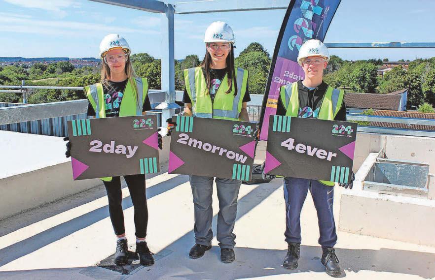 'World-class facilities’ Milestone in construction of £11m youth centre