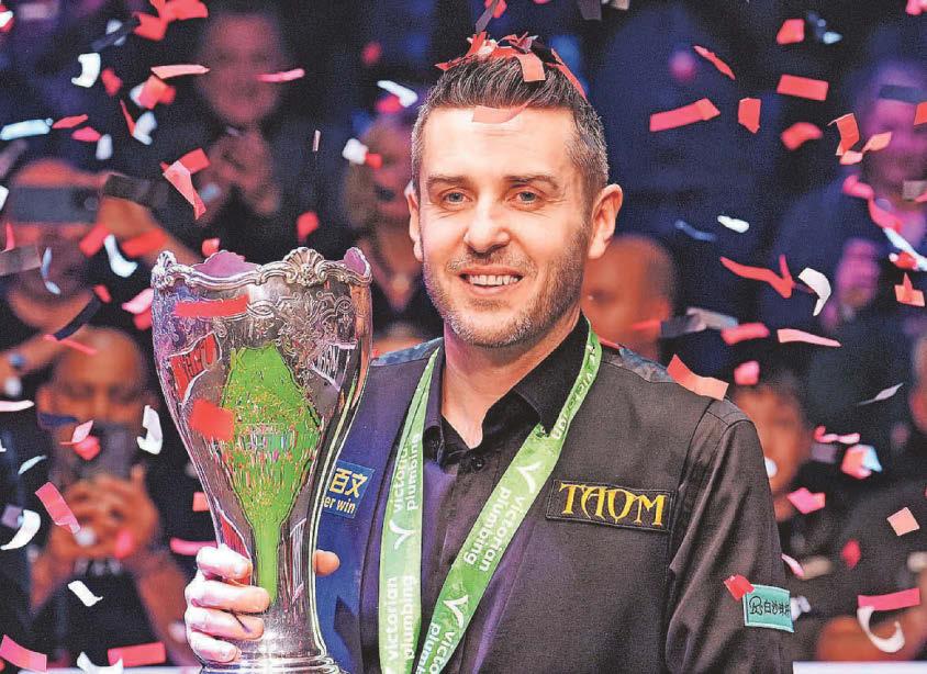 Snooker Selby 'chuffed' to clinch his first 'triple crown' title in four years