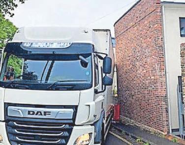 HGV hazard Householder’s fears for property as collisions continue