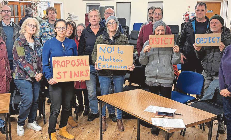 Abattoir bid Animal rights activists and villagers united in opposition