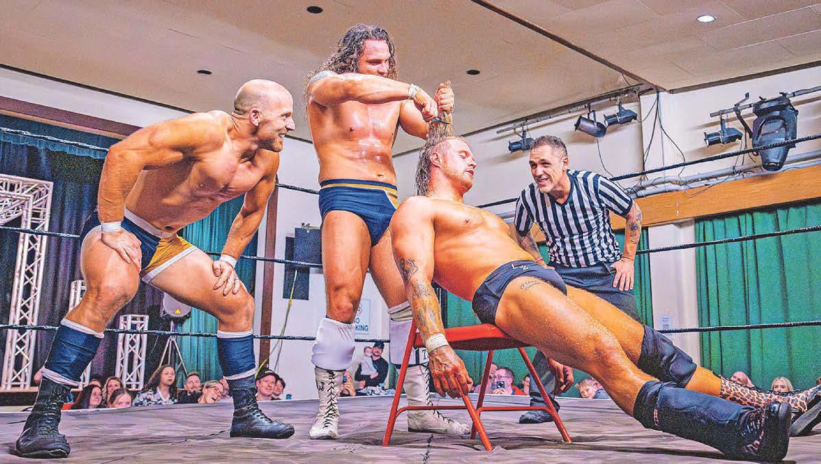 Charitable wrestling champ loses the mane event