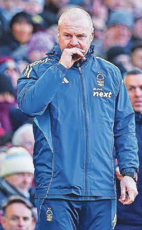 Dyche insists he has improved struggling Forest after Villa defeat