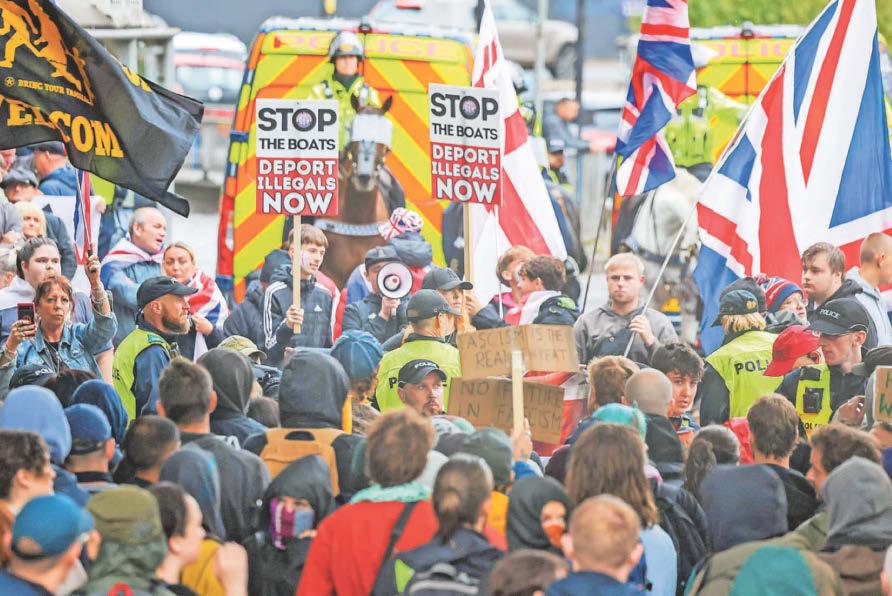 Rival protests Police preparing to keep demonstrators apart again