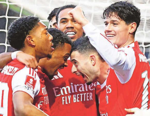 Martinelli does the trick as Arsenal ease into the fourth round