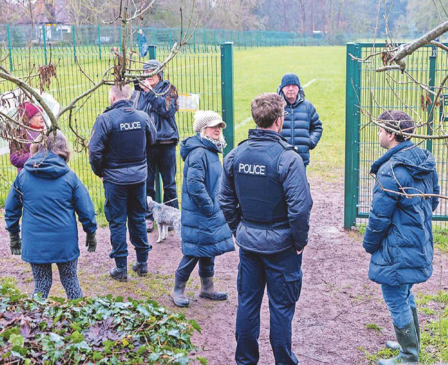 Standoff School calls the police in as access row with residents rumbles on