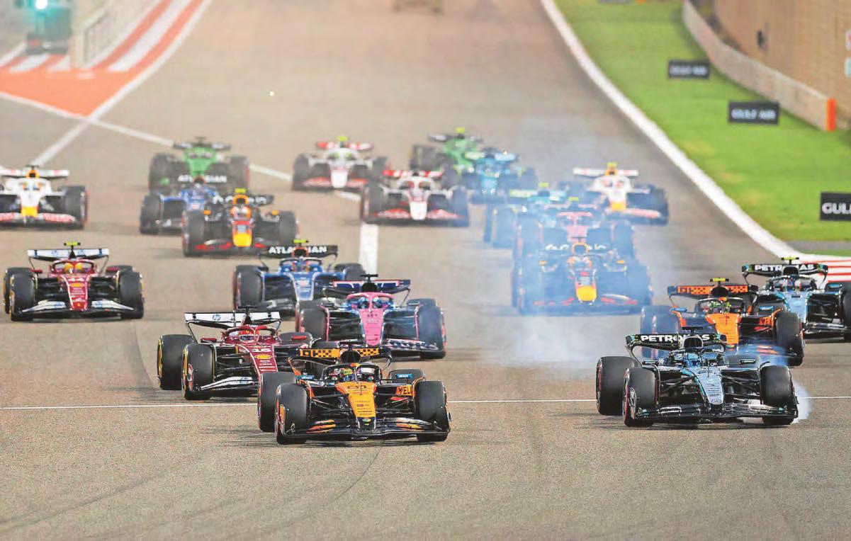 Norris battles to third as Piastri takes the victory