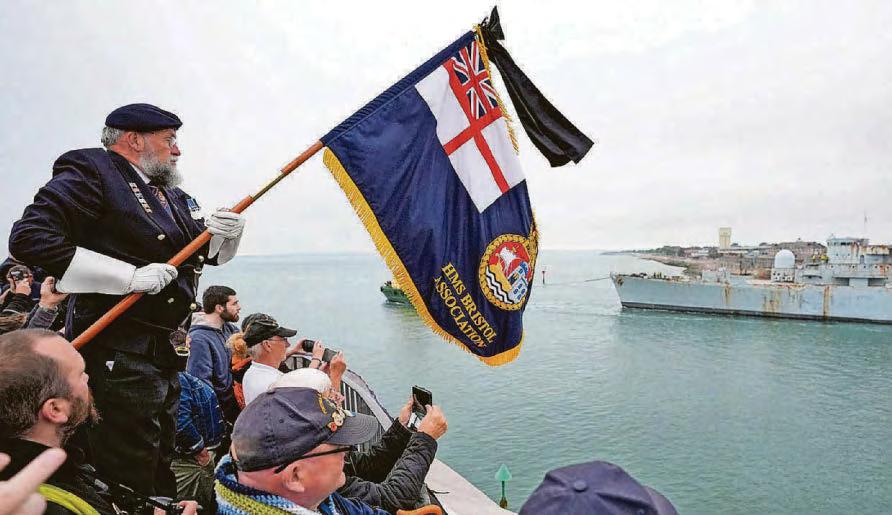 'Respectful farewell' to final Falklands warship