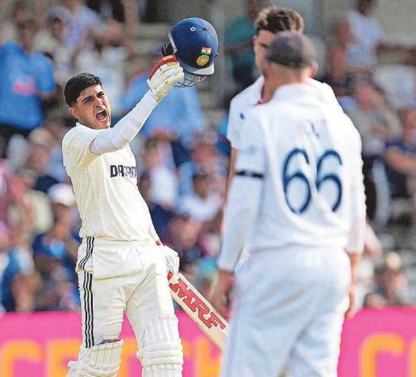 India dominate opening day