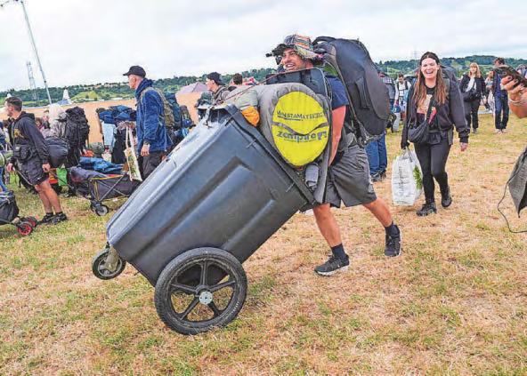 Festival fever as Glastonbury gates open