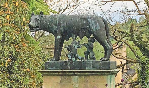 Two arrests after statues stolen from rural manor