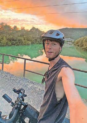 Pedal power! Oliver's hack to navigate Glasto