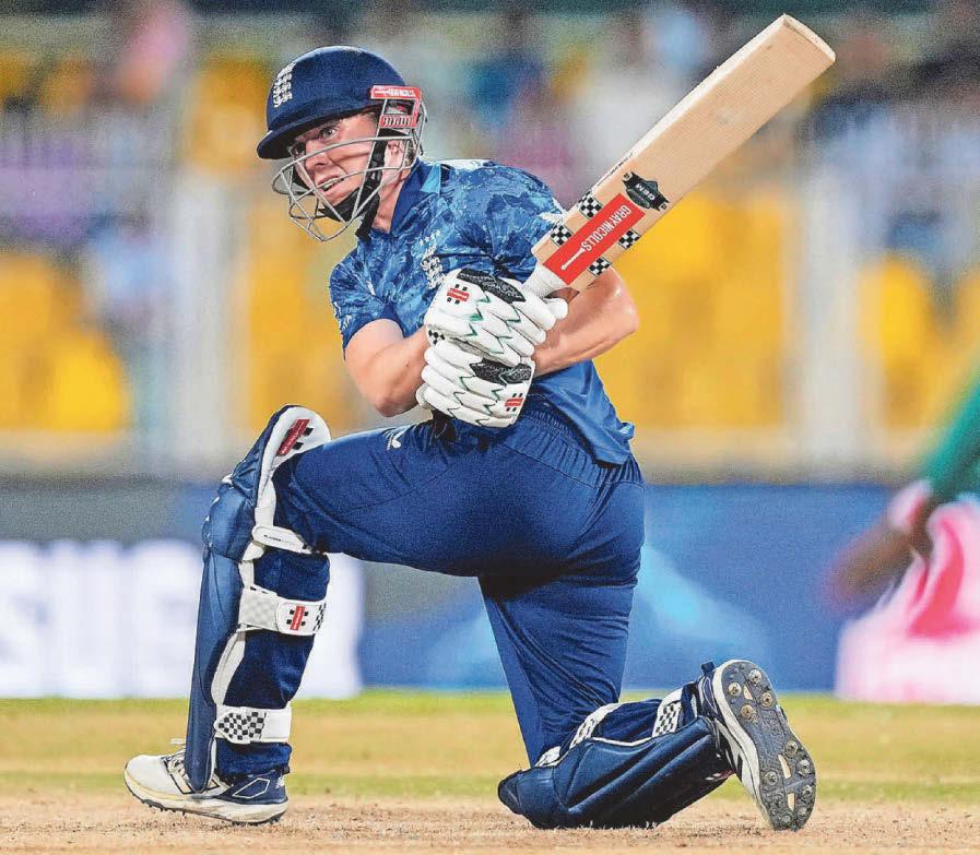 Knight survives early scares to see England home