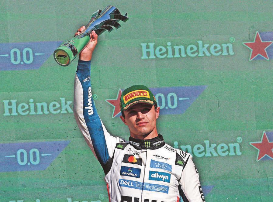 Norris shrugs off boos after Mexico GP victory