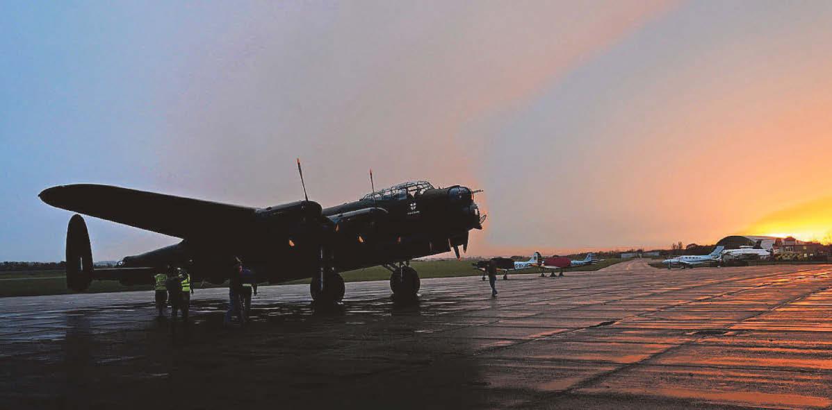 Last Lancaster is grounded for maintenance