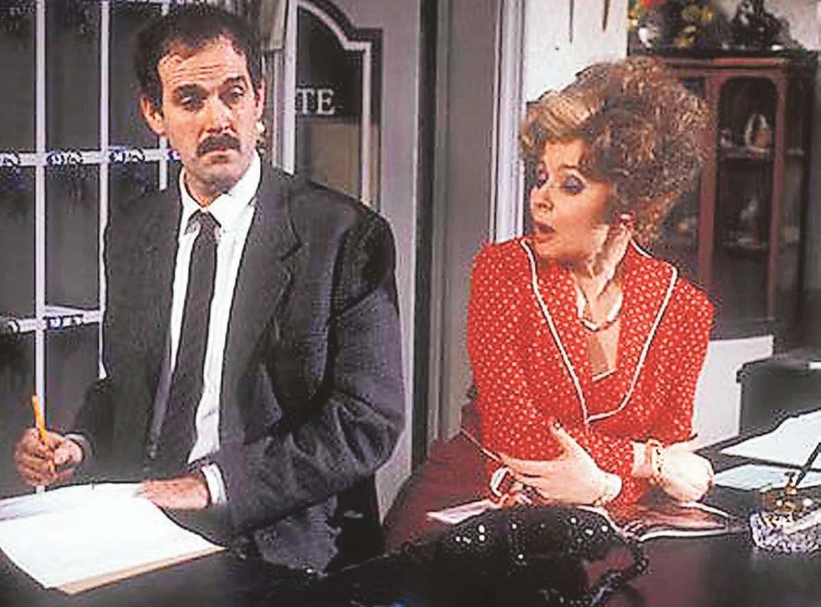 Forever the long-suffering wife of Basil Fawlty
