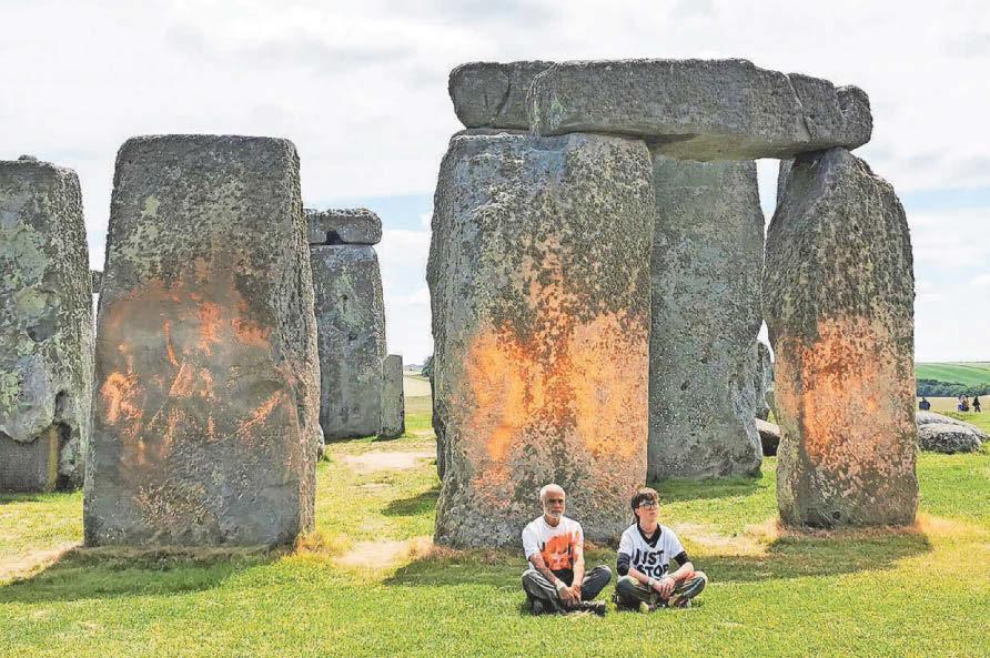Three activists acquitted of Stonehenge damage