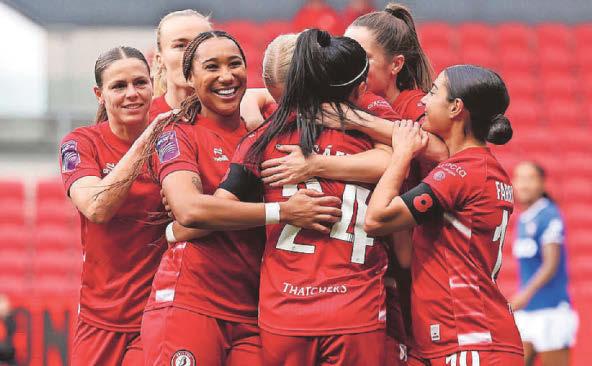 Magnificent seven for rampant City in WSL 2