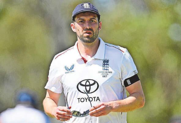 Hamstring concern for England quick Wood